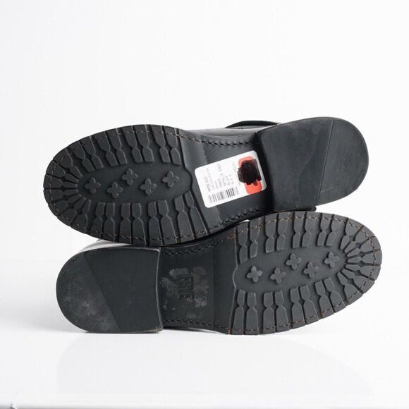 Frye Womens Natalie Engineer Black Leather Bootie Mid-Calf Boots US 6.5 EU 37 - Picture 8 of 8